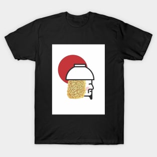 abstract image of man with ramen hair T-Shirt